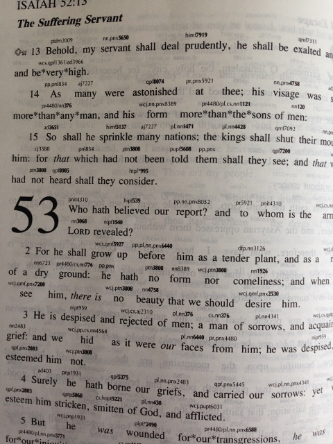 To whom is the arm of the LORD revealed? Isaiah 53:1