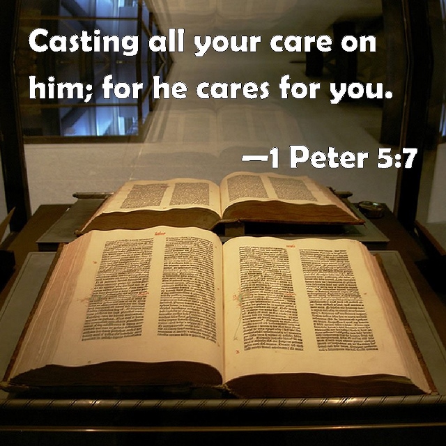 Casting all your care upon him