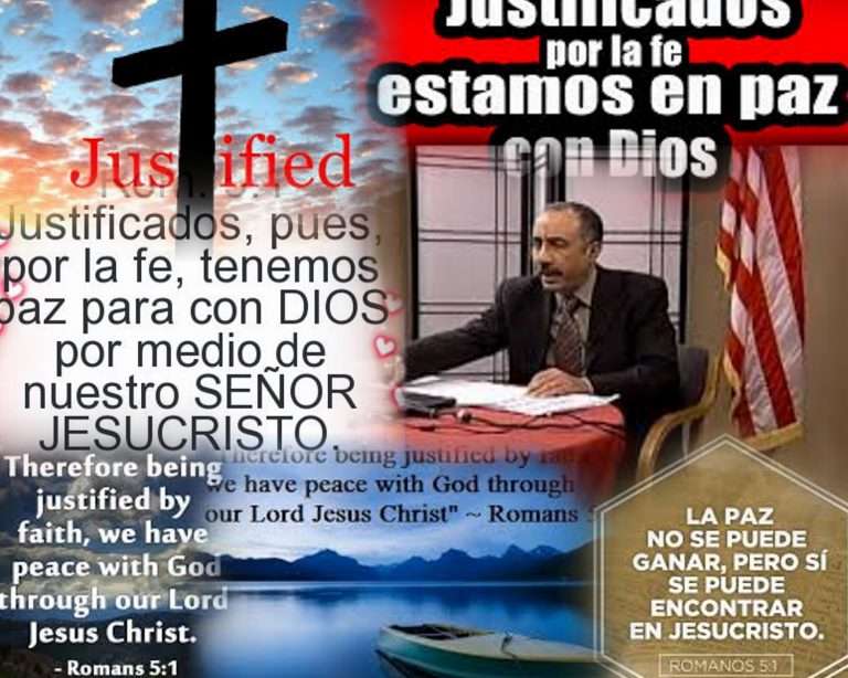 Being justified by faith /G\