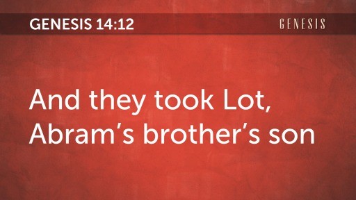 THEY TOOK LOT,