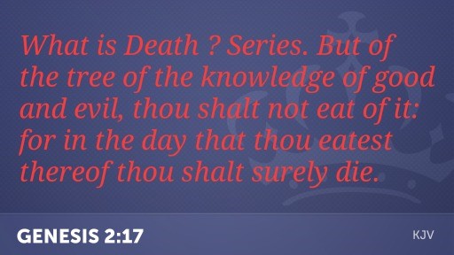 What is death?  Series